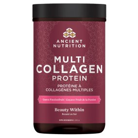 Ancienne Nutrition Protéine de Collagène Multi Beauté Intérieure Guava Passionfruit, 232g.