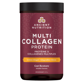 Ancient Nutrition Multi Collagen Protein Gut Restore Citron Gingembre, 293g