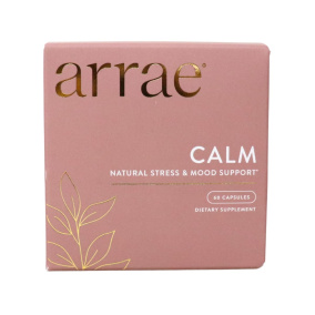Arrae Dietary Supplement Calm Natural Stress & Mood Support, 60 Capsules