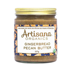 Beurre de gingembre et de pacanes Artisana Organics en édition limitée, 227g