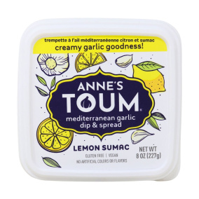 Anne’s Toum Mediterranean Garlic Dip & Spread Lemon Sumac Front