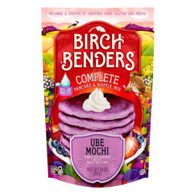 Birch Benders Gluten-Free Pancake & Waffle Mix Ube Mochi, 397g - Purple Yam Pancakes, Ube Pancakes Gluten Free
