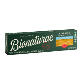 Bionaturae 100% Organic Gluten Free Rice & Lentil Pasta Linguine, 340g