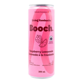 Booch Living Kombucha Raspberry Lemonade Canada Front
