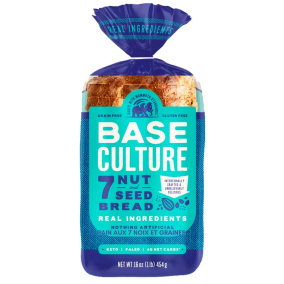 Front of Base Culture Keto Bread 7 Nuts & Seeds