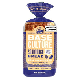 Front of Base Culture Gluten-Free Keto Bread Sourdough