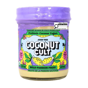 The Coconut Cult Probiotic Coconut Yogurt Wild Passion Fruit Front