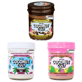 The Coconut Cult Probiotic Coconut Yogurt Variety 3-Pack, 237 mL each