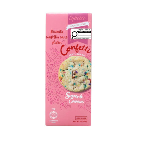 Cybele’s Gluten-Free Cookies Confetti Front