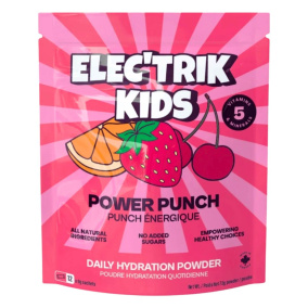 Elec’trik Kids Daily Hydration Powder Power Punch Front of package