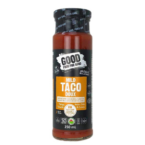 Bonne Nourriture pour une Bonne Sauce à Cuisson Biologique Douce pour Tacos, 250ml