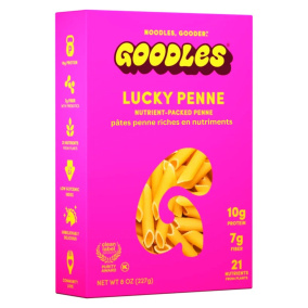Front of Goodles Noodles Nutrient-Packed Penne 