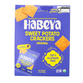 Habeya Sweet Potato Crackers Original Front

