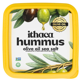 Hummus Ithaca Cold Crafted à l'huile d'olive et au sel de mer, 284 g