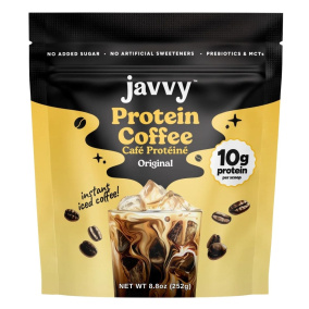 Javvy Instant Protein Coffee Original Front of bag
