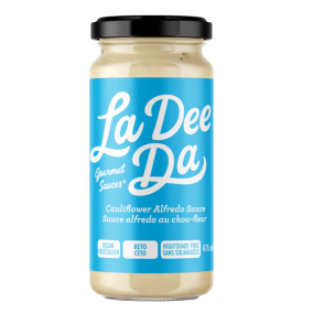 Sauce Alfredo au chou-fleur cétogène La Dee Da, sans solanacées, 475ml