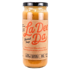 Soupe minestrone aux patates douces végétaliennes La Dee Da, 475 mL