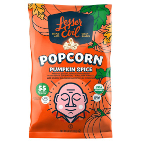 Moins Mauvais Popcorn Biologique à la Citrouille et Épices, 181g