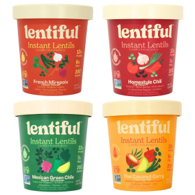 Lentiful Instant Lentils Variety 4-Pack Canada Front