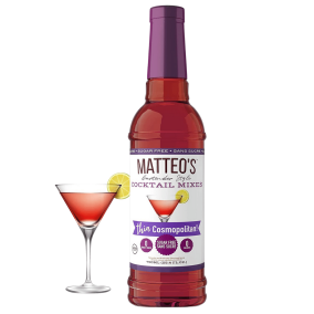 Les mélanges de cocktails au style de barman de Matteo, Cosmopolitan léger, 750mL