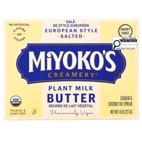 Miyoko’s Creamery European-Style Plant Milk Butter Salted Front