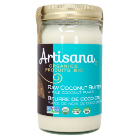 Front of Artisana Organic Raw Vegan Coconut Butter, 397g
