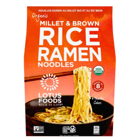Nouilles Ramen biologiques Millet et Riz Brun de Lotus Foods, 283g