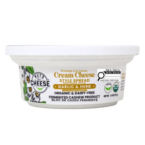 Nuts For Cheese Organic Dairy-Free Cream Cheese Style Spread Herb & Cheese Canada Front