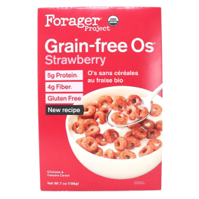 Forager Project Os Biologiques Sans Céréales à la Fraise, 198g