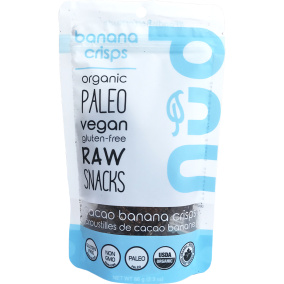 Croustilles de banane biologiques Nud Cacao, 66g