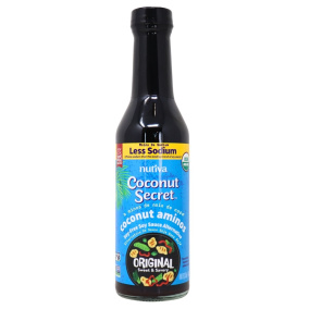 Front of Coconut Secret Organic Soy Sauce Subsitute