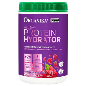 Organika All Day Whey Protein Hydrator Wild Raspberry Canada Front