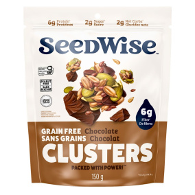 Front of Ozery Family Bakery Super Seed Crunch Keto Snack Chocolate, 150g