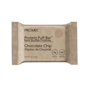 PROMIX Protein Puff Bar Chocolate Chip Canada Front