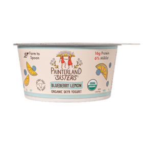 Painterland Sisters Organic Skyr Yogurt Blueberry Lemon, 150g