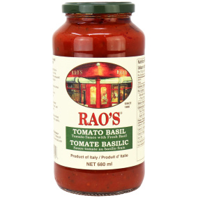 Sauce marinara Tomate Basilic de Rao avec Basilic Frais, 680g