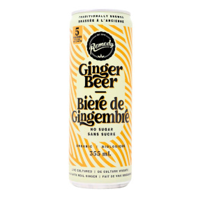 Remède d'Organic Gingembre sans Sucre, 355 ml