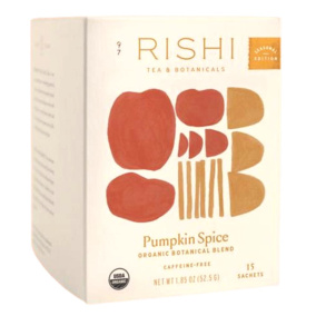 Rishi Tea & Botanicals Épices de Citrouille Biologiques, 15 Sachets