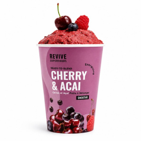 Revive Superfoods Ready To Blend Smoothie Cup Cherry & Açaí Front