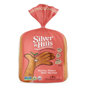 Pains à hot-dog biologiques Silver Hills aux grains entiers germés, 6 pains