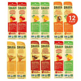Assortiment de Baies de Fruits Biologiques Explosives, Pack Diversité de 12 Lanières de Fruits