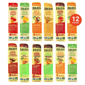 Pack variété de Jerky aux Fruits Biologiques, 12 Bandes