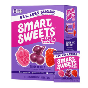 SmartSweets Low Sugar Fruit Flavoured Snacks Berry Medley, 152g