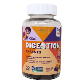 SUKU Vitamins Sugar Free Gummies Kids Digestion, 60 Gummies