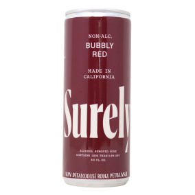 Surely Alcohol Removed Wine Bubbly Red Canada Front