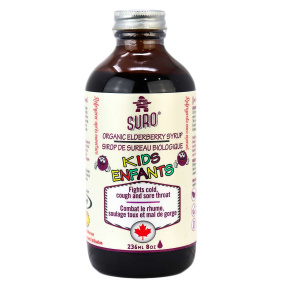 Sirop biologique de sureau pour enfants de Suro, 236ml