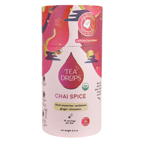 Thé en forme de gouttes, saveur épices chai, 2,8 oz.