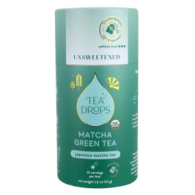 Thé en capsules au thé vert matcha non sucré, 33g