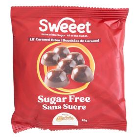 Dakota Foods Petits Bouchées Sucrées Sans Sucre Lil', Caramel, 80g
