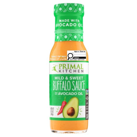 Front of Primal Kitchen Mild & Sweet Buffalo Sauce